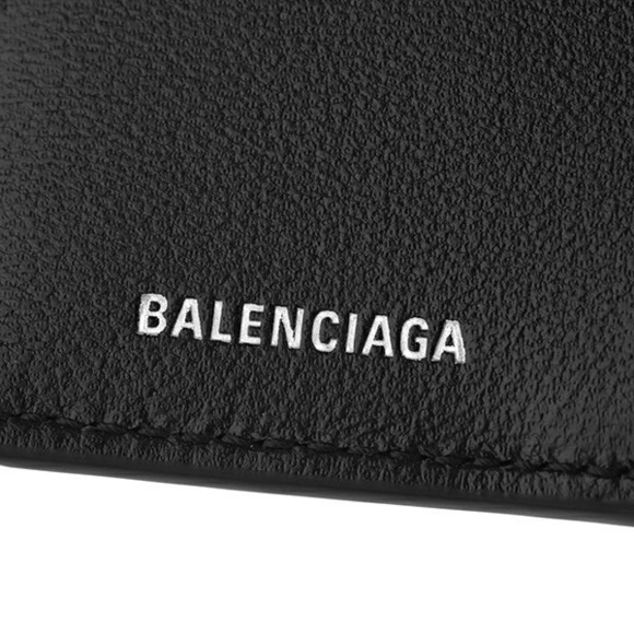 Balenciaga Key Case Papier Black Multicolor - Picture 8 of 9